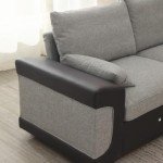 Light Gray L-Shaped Corner Sofa with USB Port