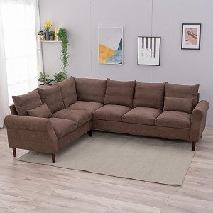 Panana 6-Seater L-Shaped Modern Corner Sofa