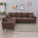 Panana 6-Seater L-Shaped Modern Corner Sofa