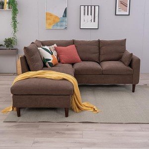 Panana 5-Seater Modern L-Shaped Sofa with USB Port
