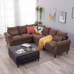 Panana 6-Seater L-Shaped Modern Corner Sofa