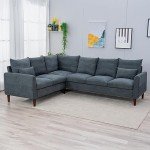 Panana Modern 6-Seater L-Shaped Sofa Couch