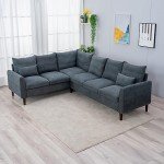 Panana Modern 6-Seater L-Shaped Sofa Couch