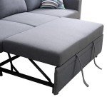 GlasFlength Convertible Sleeper Sofa with Storage