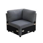 GlasFlength Convertible Sleeper Sofa with Storage