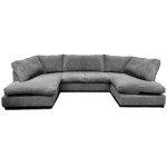 U-Shape Jumbo Cord Sofa for Living Room