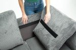 U-Shape Jumbo Cord Sofa for Living Room