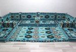 U-Shaped Arabic Majlis Sofa Set with Cushions