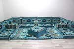 U-Shaped Arabic Majlis Sofa Set with Cushions