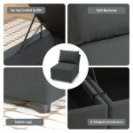 Ainfox Convertible Modular Sectional Sofa with Storage
