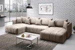 Large U-Shape Sleeper Sofa with Storage - Osaka
