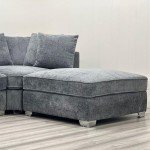 Bishop Grey U-Shaped Corner Sofa