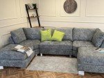 Bishop U-Shape Sofa in Platinum Grey Chenille