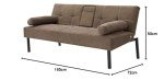 Panana Modern 3 Seater Convertible Sofa Bed