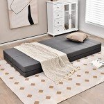 Queen Size Folding Sofa Bed with Memory Foam