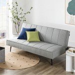 Zinus Quinn 2-in-1 Grey Sofa Bed