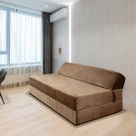 Panana Comfy Lazy Z Bed Futon Sofa (Brown)