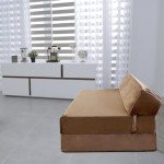 Panana Comfy Lazy Z Bed Futon Sofa (Brown)