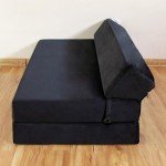 Panana Black Velvet Futon Sofa Bed для гостинной