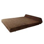 Panana Comfy Lazy Z Bed Futon Sofa (Brown)
