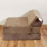 Panana Comfy Lazy Z Bed Futon Sofa (Brown)