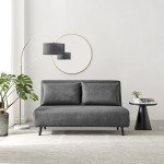 Bobby Dark Grey Fabric Sofa Bed - 2 Seat
