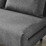 Bobby Dark Grey Fabric Sofa Bed - 2 Seat