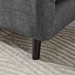 Bobby Dark Grey Fabric Sofa Bed - 2 Seat