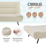 Bravich Cirrus Cream Sofa Bed - Space Saving Design