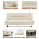 Bravich Cirrus Cream Sofa Bed - Space Saving Design