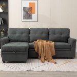 Panana 3-Seater Corner Sofa Bed with Storage