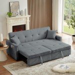 Terra Grey 3-Seater Reclining Sofa Bed