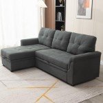 Panana 3-Seater Corner Sofa Bed with Storage