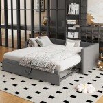 Stylish Grey 3FT Sofa Bed for Small Spaces