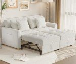 YODOLLA 3-in-1 Convertible Sofa Bed for Living Room