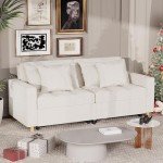 YODOLLA 3-in-1 Convertible Sofa Bed for Living Room