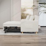 YODOLLA 3-in-1 Convertible Sofa Bed for Living Room