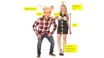 Deer in Headlights Couples Halloween Costume