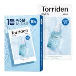 Torriden DIVE IN Hyaluronic Acid Facial Mask (10 sheets) | Extra Moisturizing Care | Hyaluronic Acid, Panthenol, Allantoin | Korean Face Mask