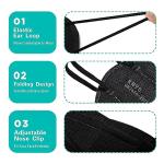 LEMENT KN95 Face Masks 100 Pack,5-Ply Breathable Cup Dust Disposable Masks For Adult,Teenager