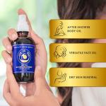 Ancient Greek Remedy After Shower Body Oil for Women - Organic Face Oil & Body Moisturizer for Dry Skin with Sweet Almond, Jojoba, Olive, Lavender and Vitamin E Oil - Natural Clean Skincare, 4 oz