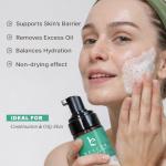 Beauty by Earth Foaming Face Wash Cleanser – Gentle, Non-Toxic Daily Facial Wash for Sensitive & Oily Skin, Natural & Organic Ingredients, Made in USA