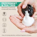 Beauty by Earth Foaming Face Wash Cleanser – Gentle, Non-Toxic Daily Facial Wash for Sensitive & Oily Skin, Natural & Organic Ingredients, Made in USA