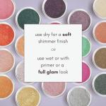 Giselle Cosmetics Desert Gold Eyeshadow Palette - Organic Eye Shadow, Mineral Powder, Matte & Shimmer Make Up - Natural, Neutral, Glitter, Loose Pigment, Smokey Eye Makeup, Mineral Eye Shadow