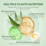 BREYLEE Aloe Vera Eye Masks - 60 Pcs - Reduce Puffy Eyes & Dark Circles, Firm & Improve Under Eye Skin, Pure Natural Extracts for Youthful Appearance & Reduction of Fine Lines and Wrinkles.