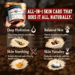 Wrath & Remedy Handmade Whipped Organic Beef Tallow for Skin - 4 OZ (Unscented) — Grass Fed Beef Tallow Moisturizer and Honey Balm for Silky, Sensitive-Skin, Eczema, Rosacea - Free of Harsh Chemicals