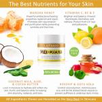 LILY SADO MILK+MANUKA™ Coconut Milk and Manuka Honey Natural Face Moisturizer - Non Greasy Organic Facial Cream with Cocoa Butter and Gotu Kola - Amazing Anti-aging Formula