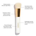 Ogee Blender Brush - Professional Quality Makeup Brush - Ultra-Soft Foundation Brush with Vegan Bristles for Flawless Makeup Application