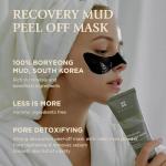 BRMUD Recovery Mud Peel Off Mask for Exfoliating and Deep Cleansing, Blackhead Remover Mask 110ml (3.72 fl.oz.) - Peel-Off Mask with Boryeong Mud, Pore Minimizer and Sebum Control for Women and Men