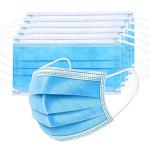 100 Pack Medical Disposable Face Masks for Protection, 3 Layers Safety Face Masks For Adults Daily Use